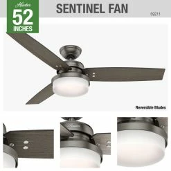 Deals π Hunter Fan Company 52" Sentinel Brushed Slate Ceiling Fan With Light And Remote π 23 Deals π Hunter Fan Company 52" Sentinel Brushed Slate Ceiling Fan With Light And Remote π -ceiling lighting store 8f11bec30f8fce11 7506 w800 h800 b0 p0