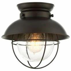 Cheapest 💯 Trade Winds Lighting Trade Winds Lakeshore Semi-Flush Mount Ceiling Light In Oil Rubbed Bronze ✨