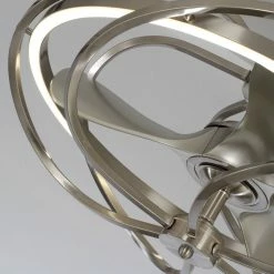 Top 10 🧨 FLINT GARDEN INC 27-inch Satin Nickel Reversible LED Ceiling Fan With Remote 😀 -ceiling lighting store 90916d3d019c0b3f 3359 w800 h800 b0 p0