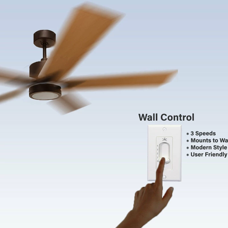 Best deal π Vivio Lighting 5-Blade 52" Modern Rubbed Bronze Ceiling Fan W/LED + Wall Control β 4 Best deal π Vivio Lighting 5-Blade 52" Modern Rubbed Bronze Ceiling Fan W/LED + Wall Control β - Image 4