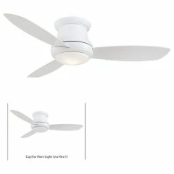 Outlet 🧨 Minka Aire Concept II 44 In. LED Indoor White Flush Mount Ceiling Fan 😉 -ceiling lighting store 955164f10ea5edde 1860 w800 h800 b1 p0