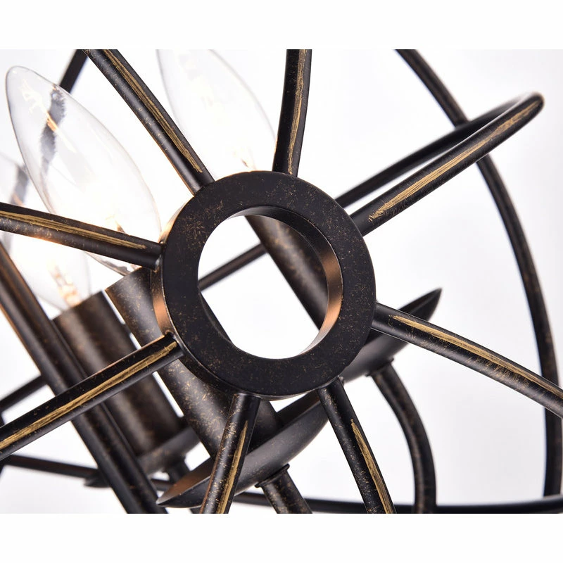 Promo β¨ Edvivi Lighting Dover 5-Light Antique Bronze Sphere Cage Globe Semi Flush Mount Chandelier π 3 Promo β¨ Edvivi Lighting Dover 5-Light Antique Bronze Sphere Cage Globe Semi Flush Mount Chandelier π - Image 3