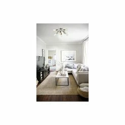 Promo 🌟 Mooseled Milano Sputnik Ceiling Light 8-light Flush Mount Fixture, Brushed Nickel 😀 -ceiling lighting store 964153620e9a5ac9 8383 w800 h800 b0 p0