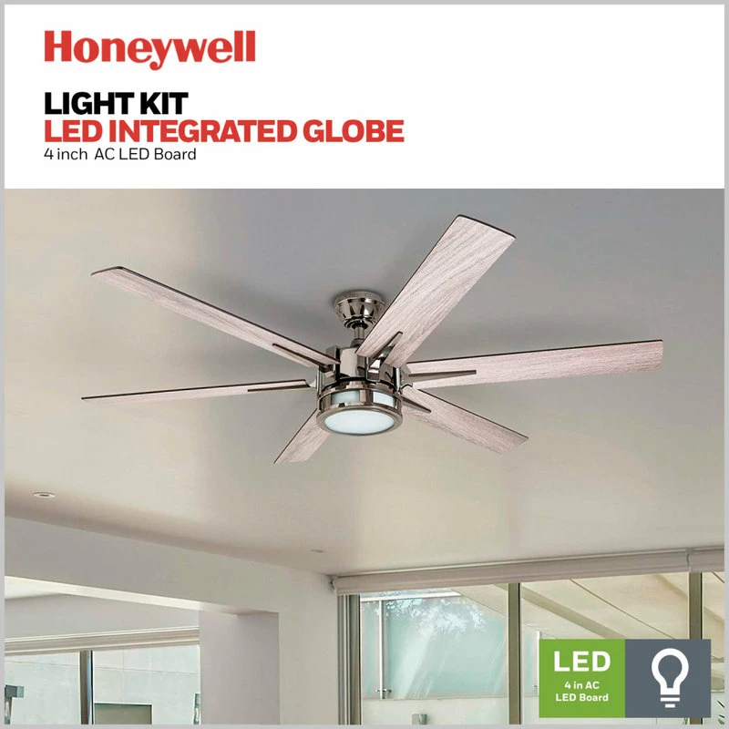 Coupon π₯° Honeywell Ceiling Fans Honeywell Kaliza Modern Ceiling Fan With Light And Remote, 56", Gun Metal π 6 Coupon π₯° Honeywell Ceiling Fans Honeywell Kaliza Modern Ceiling Fan With Light And Remote, 56", Gun Metal π - Image 6