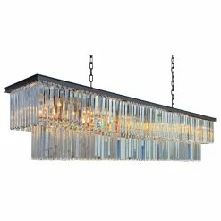 Best reviews of 🎁 LightUpMyHome D’Angelo 70" Clear Glass Crystal Prism 24 Light Chandelier, Black ⭐ -ceiling lighting store 984188b201f18ba3 9870 w800 h800 b1 p0