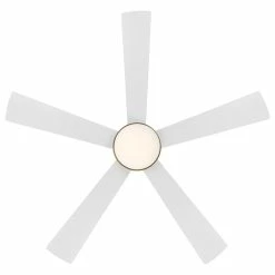Cheapest ❤️ WAC Lighting Eclipse Indoor/Outdoor 5-Blade Smart Ceiling Fan 54" Satin Brass/White, LED ⭐ 12 Cheapest ❤️ WAC Lighting Eclipse Indoor/Outdoor 5-Blade Smart Ceiling Fan 54" Satin Brass/White, LED ⭐ -ceiling lighting store 98d17e3e00088318 3767 w800 h800 b1 p0