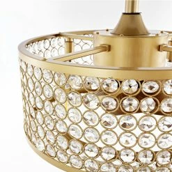 Best Sale 🌟 GETLEDEL 18" Caged Crystal Ceiling Fan With Remote, Gold 🥰 -ceiling lighting store 9ad1fd1d030d9f4b 2776 w800 h800 b0 p0