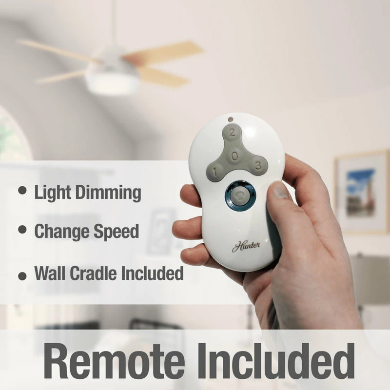 Coupon 👏 Hunter Fan Company 44" Dempsey Fresh White Ceiling Fan With Light/Remote ✔️ 6 Coupon 👏 Hunter Fan Company 44" Dempsey Fresh White Ceiling Fan With Light/Remote ✔️ - Image 6