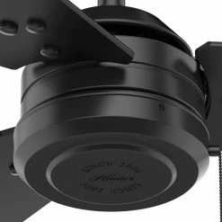 Coupon ❤️ Hunter Fan Company Hunter 44" Cassius Outdoor Ceiling Fan, Matte Black With Pull Chain 😍 -ceiling lighting store a1a14b050eb44f97 6630 w800 h800 b0 p0