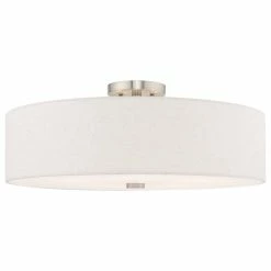 New β¨ Livex Lighting Inc. Livex Lighting Brushed Nickel 5-Light Ceiling Mount π