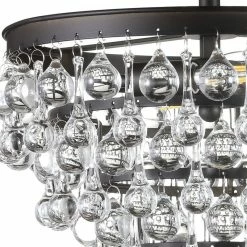 Promo 🥰 JONATHAN Y Toronto Metal, Crystal LED Flush Mount, Oil Rubbed Bronze, 13" ✔️ -ceiling lighting store a82155020391015d 7666 w800 h800 b0 p0