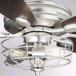 Hot Sale 🎁 Helmsman Lighting Works Ceiling Fan With Light, Brushed Nickel, 52" 👏 -ceiling lighting store a971537d09ea5eae 8809 w800 h800 b0 p0