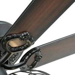 New ⭐ Bella Depot Modern Black Industrial Ceiling Fan With Remote Control, Reversible, 42 In. 🔥 -ceiling lighting store a9811b240fbf98fe 7070 w800 h800 b0 p0