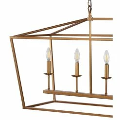 Budget ⌛ JONATHAN Y Lighting JYL7439 Pagoda 6 Light 49"W LED Taper Candle - Oil Rubbed 😉 -ceiling lighting store abf1a8d30fb9b137 6671 w800 h800 b1 p0