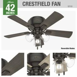 Best Sale 😉 Hunter Fan Company Crestfield Noble Bronze Ceiling Fan With Light, 42" 🌟 21 Best Sale 😉 Hunter Fan Company Crestfield Noble Bronze Ceiling Fan With Light, 42" 🌟 -ceiling lighting store b0b1fa730f8fc47f 9839 w800 h800 b0 p0