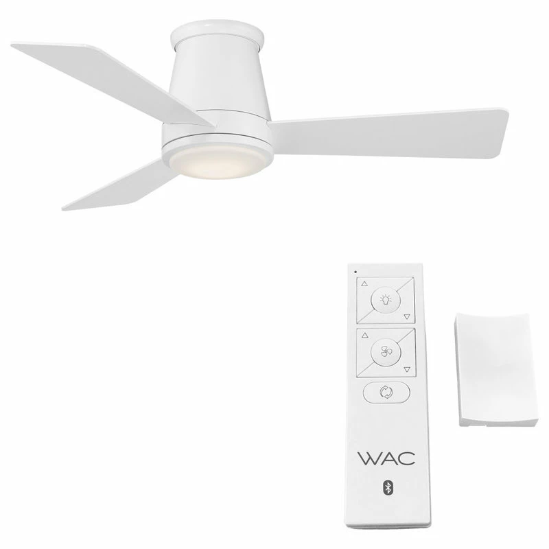 Discount 😀 WAC Lighting Hug 1 Light 44" Indoor Ceiling Fan, Matte White 🔥 3 Discount 😀 WAC Lighting Hug 1 Light 44" Indoor Ceiling Fan, Matte White 🔥 - Image 3