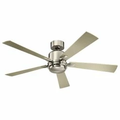 Hot Sale 🤩 Kichler 52" Lucian LED Fan, Polished Nickel/Black/Silver Blade 💯 -ceiling lighting store b5f13ba90b58eecc 4480 w800 h800 b1 p0