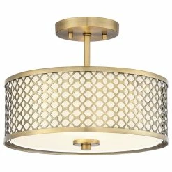 Outlet π― Helmsman Lighting Works 2-Light Semi-Flush Mount, Natural Brass π 7 Outlet π― Helmsman Lighting Works 2-Light Semi-Flush Mount, Natural Brass π -ceiling lighting store b801900109ea5665 5202 w800 h800 b1 p0