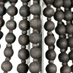 Buy 👍 CREATIVE CO-OP Metal Framed Chandelier With Wood Bead Draping, Black ⭐ -ceiling lighting store b8f1e3fb0ea2df29 8280 w800 h800 b0 p0