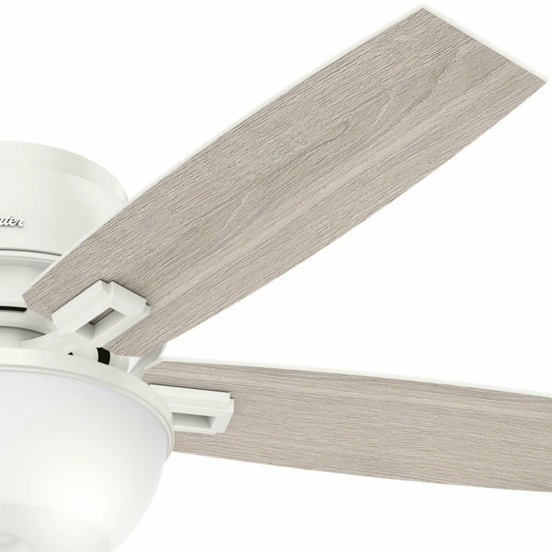 Best deal ❤️ Hunter Fan Company 52" Donegan Low Profile Fresh White Ceiling Fan With Light 😍 7 Best deal ❤️ Hunter Fan Company 52" Donegan Low Profile Fresh White Ceiling Fan With Light 😍 - Image 7