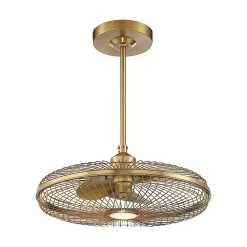 Best Pirce π― Savoy House Wetherby Fan D'Lier, Warm Brass π