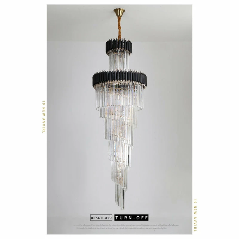 Best deal ⌛ MIRODEMI Crystal Black Designer LED Chandelier For Lobby, Foyer, Staircase, Living Room, 🛒 5 Best deal ⌛ MIRODEMI Crystal Black Designer LED Chandelier For Lobby, Foyer, Staircase, Living Room, 🛒 - Image 5
