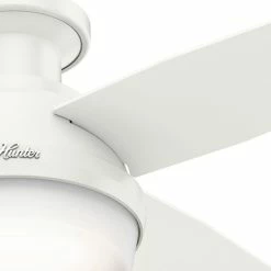 Cheapest 🎁 Hunter Fan Company 44" Dempsey Low Profile Ceiling Fan With Light + Remote, Fr 🔔 -ceiling lighting store c1d1f5e50f8fe6dd 9767 w800 h800 b0 p0