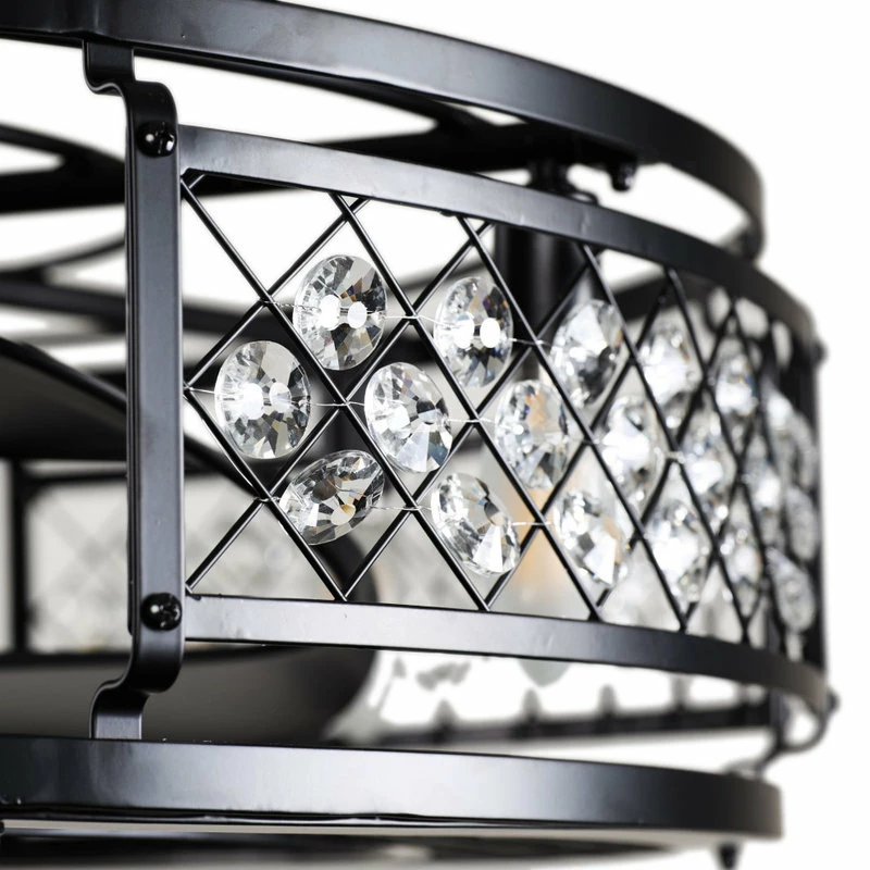 Deals 💯 Whoselamp 26.9 In Black Industrial 3 Blades Ceiling Fan With Remote Control 💯 4 Deals 💯 Whoselamp 26.9 In Black Industrial 3 Blades Ceiling Fan With Remote Control 💯 - Image 4