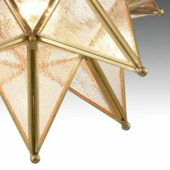 New 😉 Ecopower Light LLC Brass Glass Moravian Star Flush Mount Ceiling Light 🤩 -ceiling lighting store c3d1f6be0ea00c4d 6475 w800 h800 b0 p0