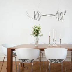 Promo 🛒 Finesse Decor Munich LED Horizontal Chandelier // Chrome // Black // Gold, Silver 👏 -ceiling lighting store c5b196f000cb8343 7500 w800 h800 b0 p0