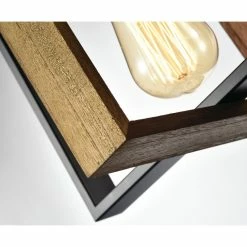 Buy π Edvivi Lighting 4-Light Matte Black And Wood Farmhouse Linear Chandelier With Exposed Bulbs β 15 Buy π Edvivi Lighting 4-Light Matte Black And Wood Farmhouse Linear Chandelier With Exposed Bulbs β -ceiling lighting store c841e4140d64530e 5628 w800 h800 b0 p0