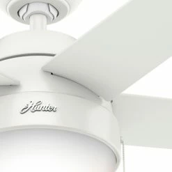 Best Sale 🎁 Hunter Fan Company 46" Anslee Fresh White Ceiling Fan With Light 🔥 -ceiling lighting store c9e100900f8fcdfd 2962 w800 h800 b0 p0