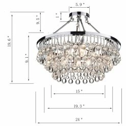 Cheapest 🌟 Greenville Signature Arosa 9-Light Chrome Semi Flush Mount 👏 -ceiling lighting store c9e14a570293c3e7 1402 w800 h800 b1 p0