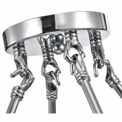 Promo 😉 Edvivi Lighting Magellan 4-Light Chrome Sphere Chandelier With Crystals Belt 🥰 -ceiling lighting store cb21b2ee0f2132d7 3732 w800 h800 b1 p0