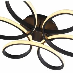 Cheap ✨ Aiwen 1-Light Modern Linear LED Flush Mount Light Ceiling Light, Black 🎉 -ceiling lighting store cbb146440295b6ef 9322 w800 h800 b1 p0