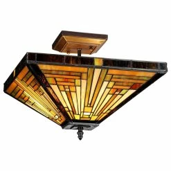 Best reviews of π CHLOE Lighting, Inc. Innes 2-Light Mission Semi-Flush Ceiling Fixture π§¨