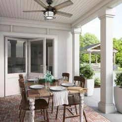 Outlet 😍 Hunter Fan Company 54" Key Biscayne Onyx Bengal Ceiling Fan With Light 😉 -ceiling lighting store ce21033e0f8fd16c 9879 w800 h800 b0 p0