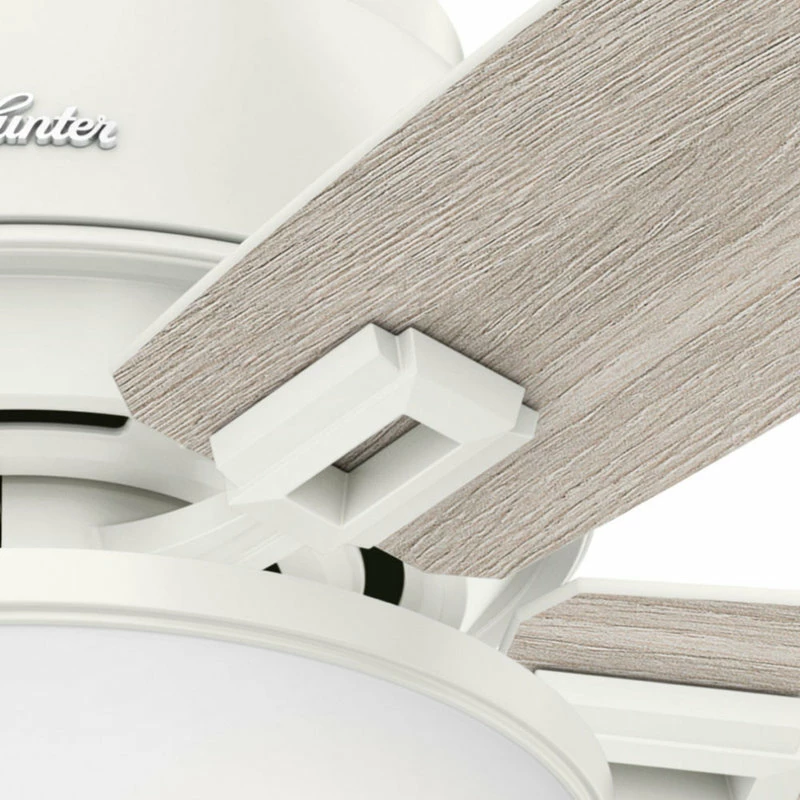 Best deal ❤️ Hunter Fan Company 52" Donegan Low Profile Fresh White Ceiling Fan With Light 😍 10 Best deal ❤️ Hunter Fan Company 52" Donegan Low Profile Fresh White Ceiling Fan With Light 😍 - Image 10