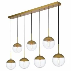 Brand new π― Elegant Furniture & Lighting Elegant Lighting LD6091 Eclipse 7 Light 54"W Linear Pendant - Brass / Clear π 9 Brand new π― Elegant Furniture & Lighting Elegant Lighting LD6091 Eclipse 7 Light 54"W Linear Pendant - Brass / Clear π -ceiling lighting store d011ed7f017403e7 2372 w800 h800 b1 p0