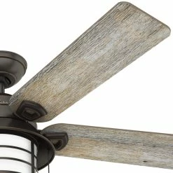 Outlet 😍 Hunter Fan Company 54" Key Biscayne Onyx Bengal Ceiling Fan With Light 😉 -ceiling lighting store d141dce30f8fd18e 9879 w800 h800 b0 p0