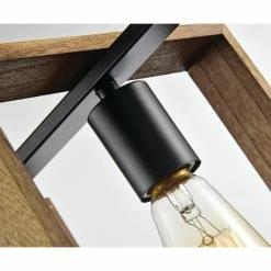 Buy π Edvivi Lighting 4-Light Matte Black And Wood Farmhouse Linear Chandelier With Exposed Bulbs β 12 Buy π Edvivi Lighting 4-Light Matte Black And Wood Farmhouse Linear Chandelier With Exposed Bulbs β -ceiling lighting store d24196cc0d6452fc 5629 w800 h800 b0 p0