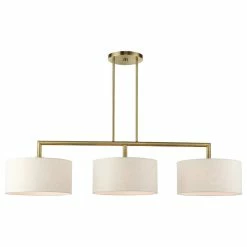 Flash Sale π Livex Lighting Inc. Meridian 3 Light Island Light, Antique Brass βοΈ