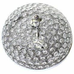 Top 10 🔥 Alltherages Elegant Designs 2 Light Elipse Crystal Flush Mount Ceiling Light, Chrome ✨ -ceiling lighting store d3d14a510ba249bd 4610 w800 h800 b1 p0