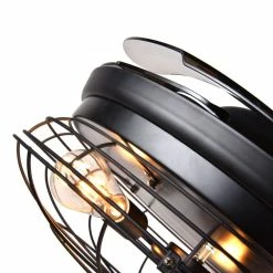 Budget 🥰 Bella Depot 42" Vintage Industrial Ceiling Fan With Retractable Blades, Remote Control, Blac 🧨 -ceiling lighting store d591bacb0dec6afd 6150 w800 h800 b0 p0
