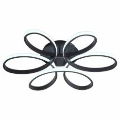 Cheap ✨ Aiwen 1-Light Modern Linear LED Flush Mount Light Ceiling Light, Black 🎉