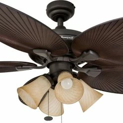 Outlet ✨ Honeywell Ceiling Fans 52" Palm Island Bronze Ceiling Fan With 4 Light 🧨 -ceiling lighting store d6e14ba30977a93f 6866 w800 h800 b0 p0