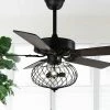 New ⭐ Bella Depot Modern Black Industrial Ceiling Fan With Remote Control, Reversible, 42 In. 🔥
