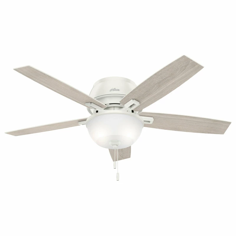 Best deal ❤️ Hunter Fan Company 52" Donegan Low Profile Fresh White Ceiling Fan With Light 😍 1 Best deal ❤️ Hunter Fan Company 52" Donegan Low Profile Fresh White Ceiling Fan With Light 😍