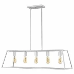 Hot Sale 🥰 OVE Decors Adele 5-Light 38" Ceiling Pendant Light, Painted Brushed Nickel 🛒 -ceiling lighting store d931f0ed0f6b92c8 0802 w800 h800 b1 p0