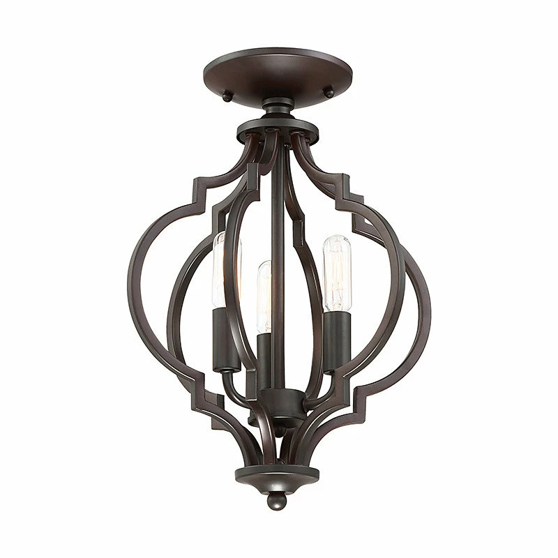 Cheap 😀 Helmsman Lighting Works 3-Light Semi-Flush Mount, Oil Rubbed Bronze 🥰 5 Cheap 😀 Helmsman Lighting Works 3-Light Semi-Flush Mount, Oil Rubbed Bronze 🥰 - Image 5